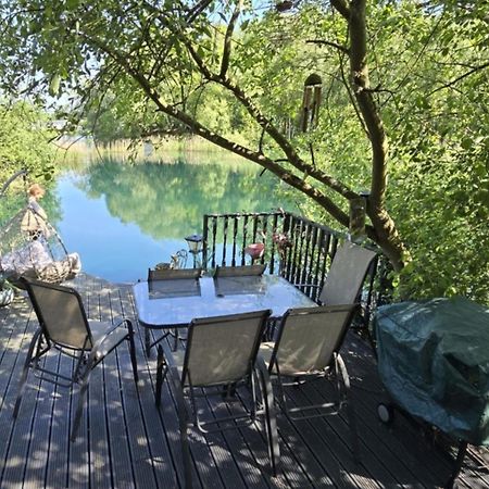 Luxury Lakeside Caravan With Hottub And Private Fishing Peg, Tattershall Lakes Exterior foto